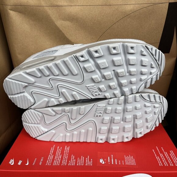 NEW Nike Air Max 90 “Recraft” Triple Wolf Grey CN8490 001 Men Size 11.5 - Picture 5 of 6